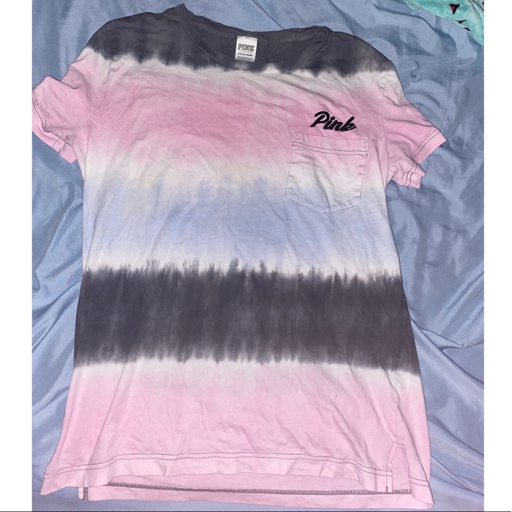 PINK Pocket Tee size small